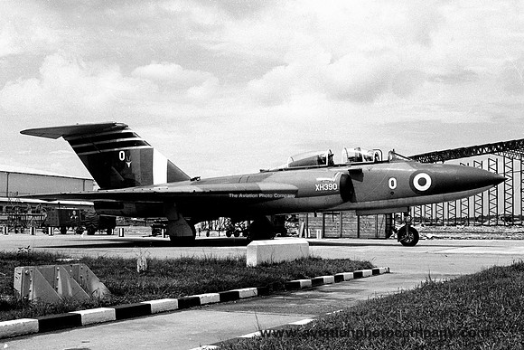 RAF 60 Squadron Gloster Javelin T.3 XH390/O at RAF Tengah (1966)
