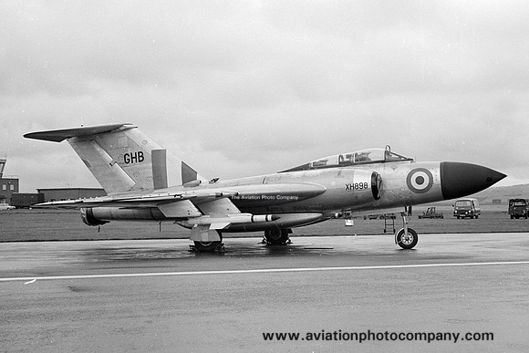 RAF 228 OCU Gloster Javelin FAW.9 XH898/GHB at RAF Leuchars (1966)