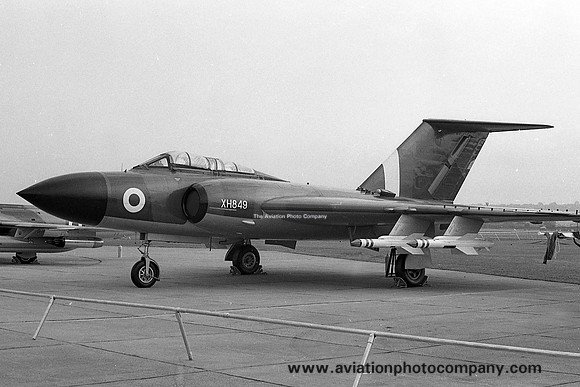 RAF Gloster Javelin FAW.9 XH849 at Abingdon (1968)