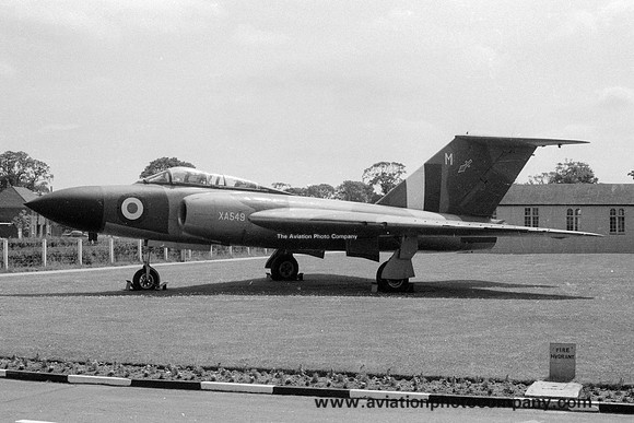 RAF 87 Squadron Gloster Javelin FAW.1 XA549/M (1967)