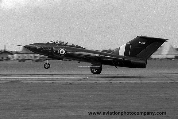 RAF Gloster Javelin Gyron Junior XA552