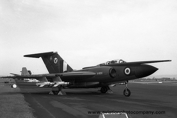 RAF 23 Squadron Gloster Javelin FAW.9R XH891/H at RAF Aldergrove