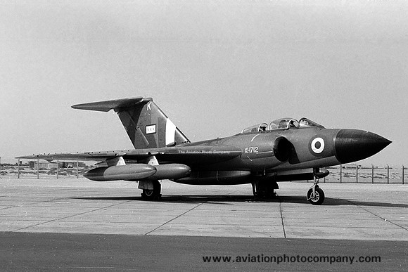 RAF 29 Squadron Gloster Javelin FAW.9 XH712/K at RAF Sharjah (1966)