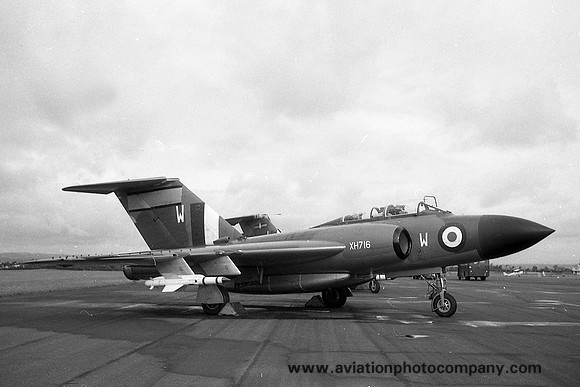 RAF 25 Squadron Gloster Javelin FAW.9 XH716/W (1962)