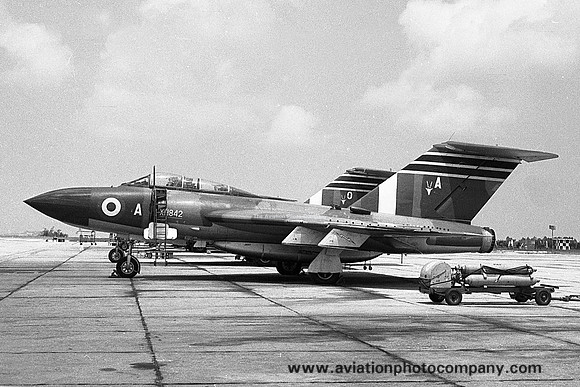RAF 60 Squadron Gloster Javelin FAW.9 XH842/A at RAF Tengah (1965)