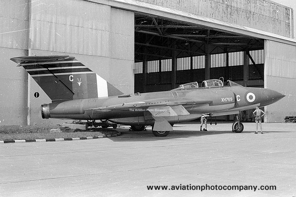 RAF 60 Squadron Gloster Javelin FAW.9 XH769/C at RAF Tengah (1967)