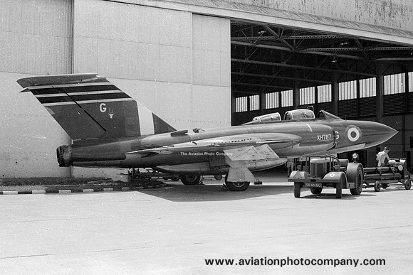 RAF 60 Squadron Gloster Javelin FAW.9 XH787/G at RAF Tengah (1966)