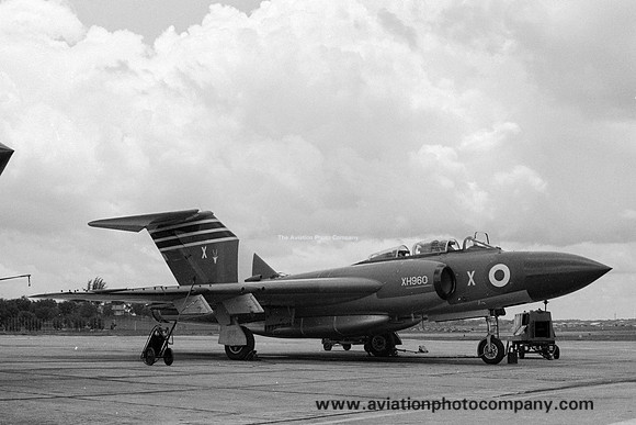 RAF 60 Squadron Gloster Javelin FAW.9 XH960/X at RAF Tengah (1966)