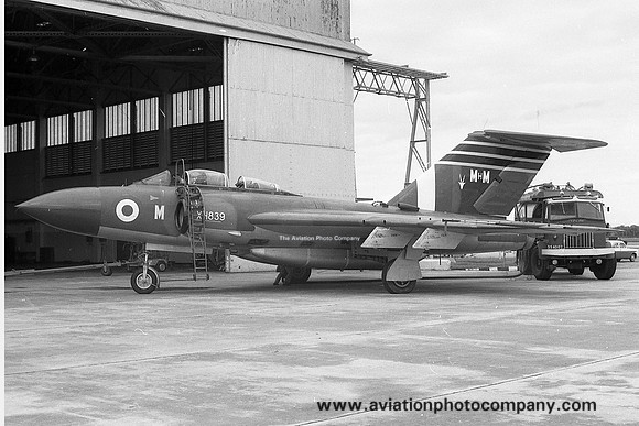 RAF 60 Squadron Gloster Javelin FAW.9 XH839 at RAF Tengah (19660