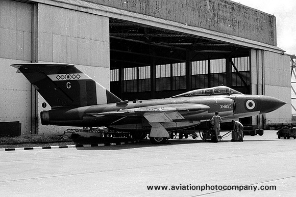 RAF 64 Squadron Gloster Javelin FAW.9 XH895/G at RAF Tengah (1966)