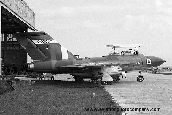 RAF 64 Squadron Gloster Javelin FAW.9 XH879/J at RAF Tengah (1962)