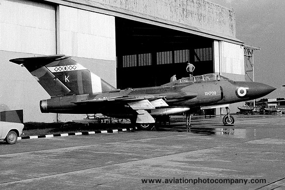 RAF 64 Squadron Gloster Javelin FAW.9 XH709/K at RAF Tengah (1966)