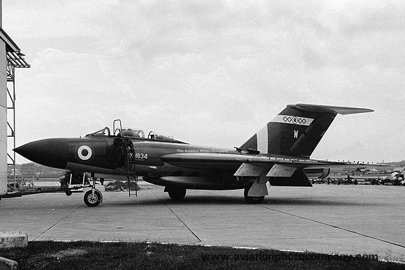 RAF 64 Squadron Gloster Javelin FAW.9 XH834/W (1965)