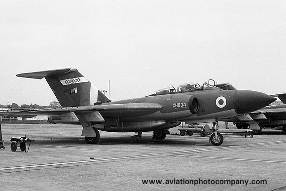 RAF 64 Squadron Gloster Javelin FAW.9 XH834 at RAF Tengah (1965)