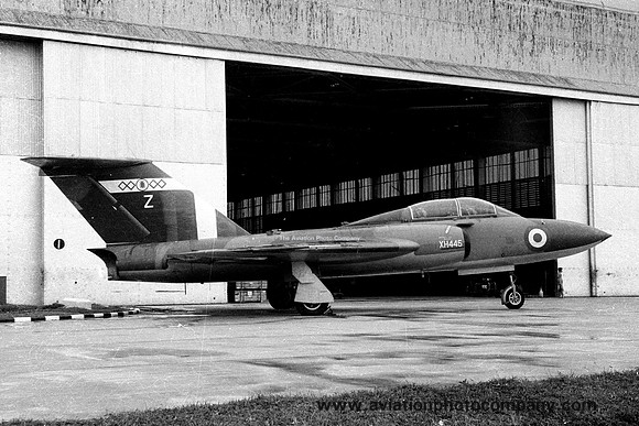 RAF 64 Squadron Gloster Javelin T.3 XH445/Z at RAF Tengah (1966)