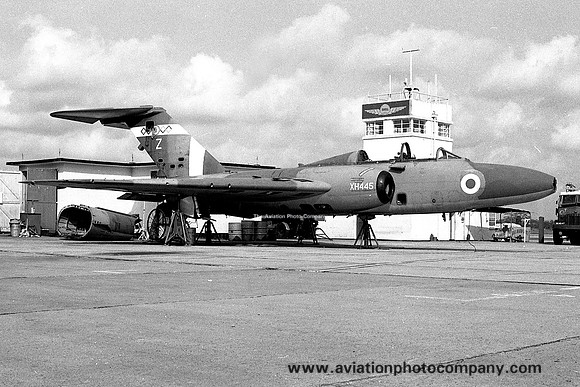 RAF ex 64 Squadron Gloster Javelin T.3 XH445 at RAF Tengah (1966)