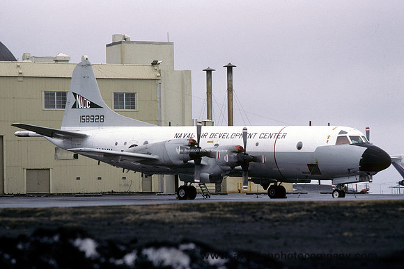 USN Naval Air Development Center Lockheed P-3C Orion 158928 at Keflavik (1979)