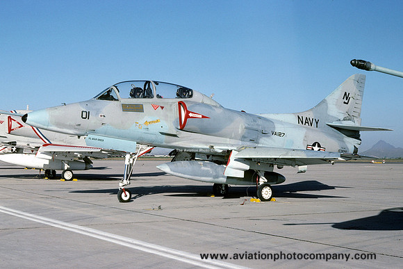 US Navy VA-127 Douglas TA-4J Skyhawk 153690/NJ01 (1979)