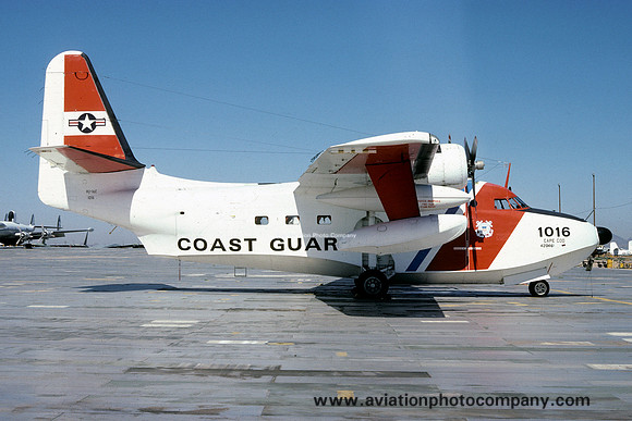 US Coast Guard Cape Cod Grumman HU-16E Albatross CG1016 at Davis Monthan (1979)