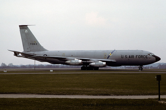USAF Kansas ANG 117 ARS Boeing KC-135A Stratotanker 57-1463 (1979)