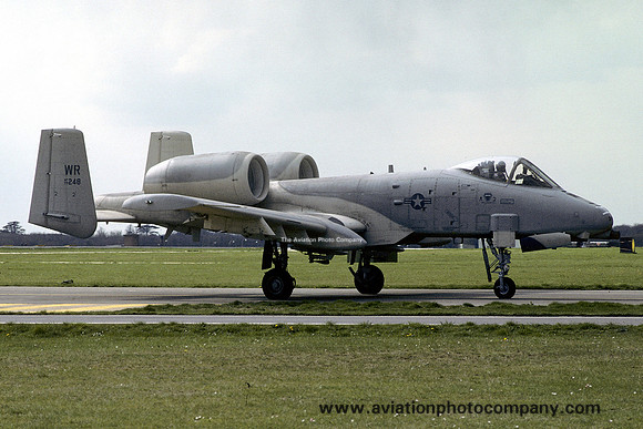 USAF 81 TFW Fairchild A-10A Thunderbolt 77-248/WR (1979)