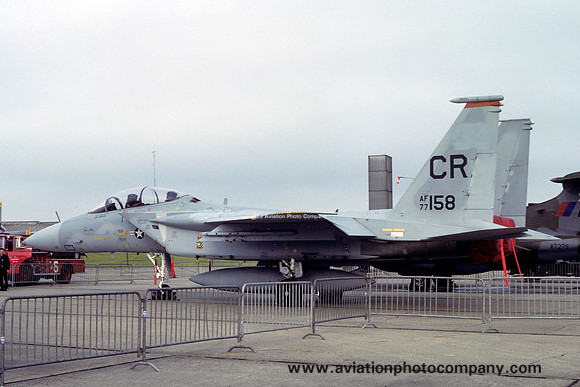 USAF 32 TFS McDonnell Douglas F-15B Eagle 77-0158/CR (1979)