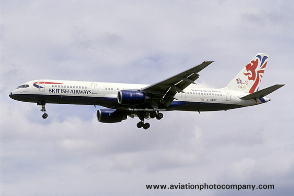 British Airways Boeing 757-200 G-BMRC at London Heathrow (1998)