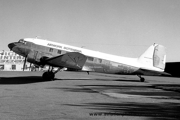 Airwork Botswana Douglas C-47 Dakota ZS-JMP (1986)