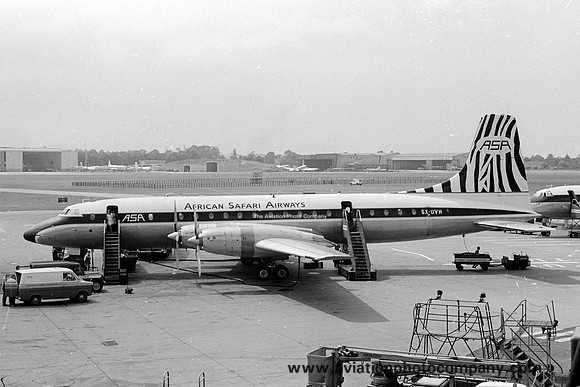 African Safari Airways Bristol Britannia 5X-UVH (1968)