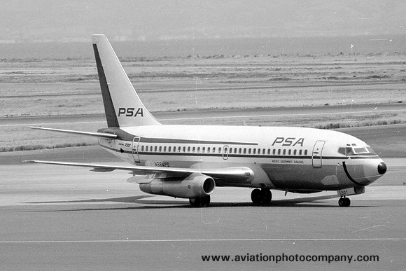 Pacific Southwest Airlines PSA Boeing 737-200 N984PS (1971)