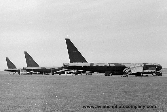 USAF 7 BW Boeing B-52Ds at RAF Marham (1979)
