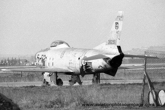 Italian Air Force North American F-86K Sabre 38291 dumped at Rimini