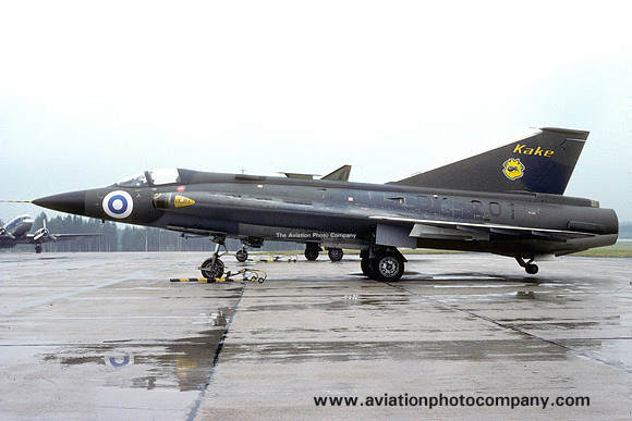 Finnish Air Force 11 Squadron SAAB J-35S Draken DK-201 (1977)