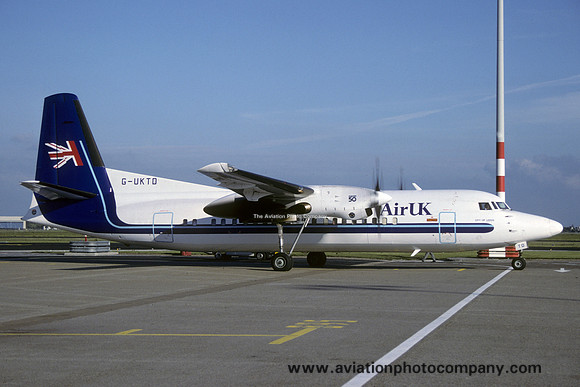 Air UK Fokker F-50 G-UKTD (1996)