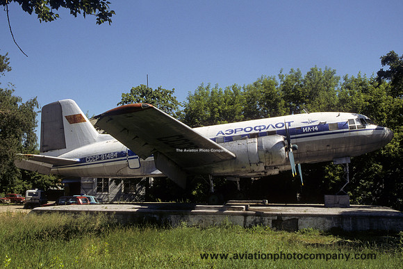 Aeroflot Ilyushin Il-14 CCCP-91484 displayed at Bykovo (1999)