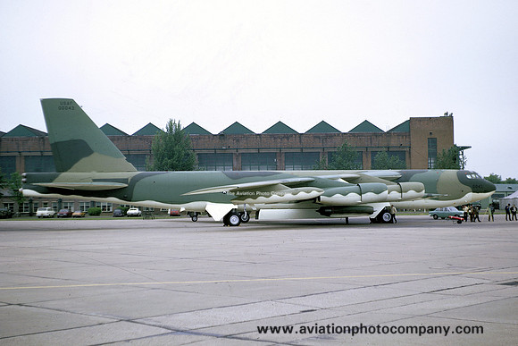 USAF Boeing B-52H 60-0043 at RAF Mildenhall Armed Forces Day (1971)