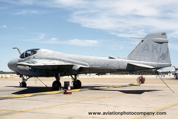 US Navy VA-55 Grumman A-6E Intruder 161681/AK-502 (1985)