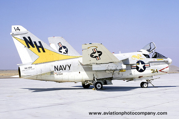 US Navy VA-192 LTV A-7E 157540/NH-314 (1971)
