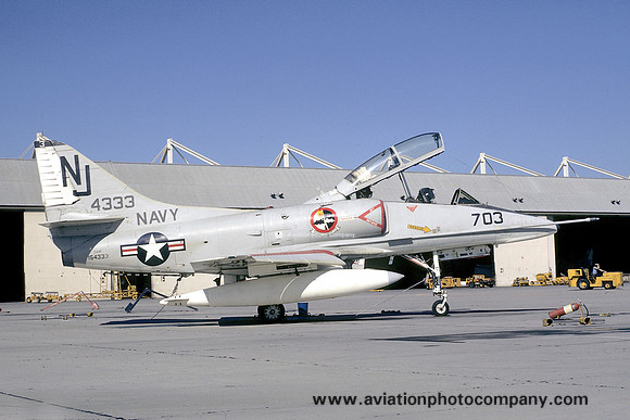 US Navy VA-127 Douglas TA-4F 154333/NJ-703 (1971)