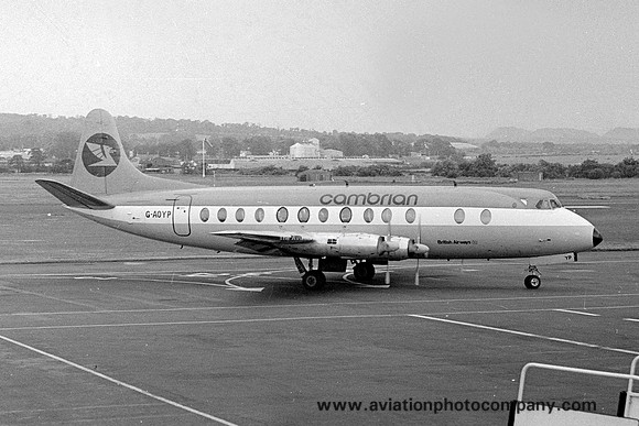 Cambrian Vickers Viscount G-AOYP
