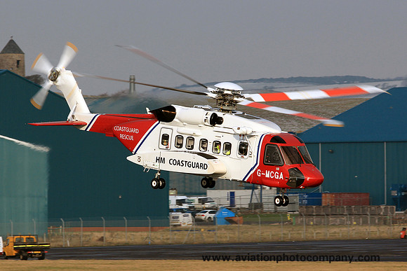 HM Coast Guard Sikorsky S-92A G-MCGA at Prestwick (2013)