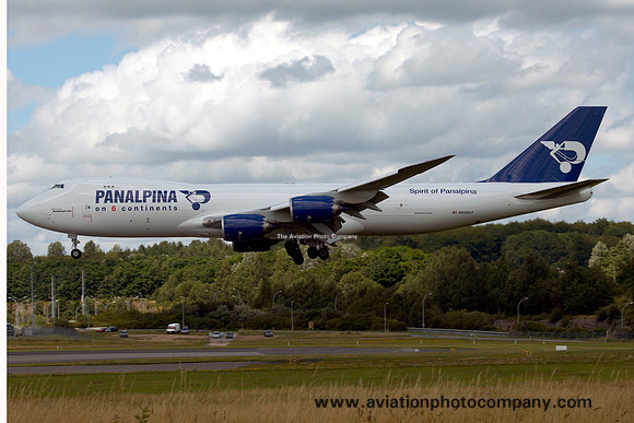 Panalpina Boeing 747-8F N850GT at Luxembourg (2012)