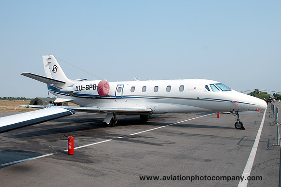 Prince Aviation Cessna 560 YU-SPB at Batajnica (2012)