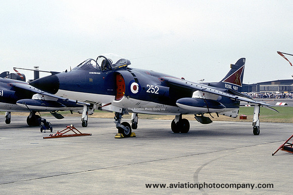 Royal Navy 800 Squadron HS Sea Harrier FR.1 XZ459/N252 (1980)