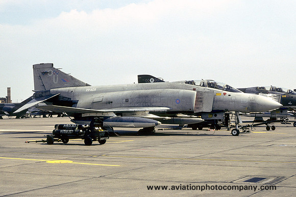 RAF 228 OCU 64 Squadron McDonnell F-4M Phantom FGR.2 XV409/U at RAF Coningsby (1980)