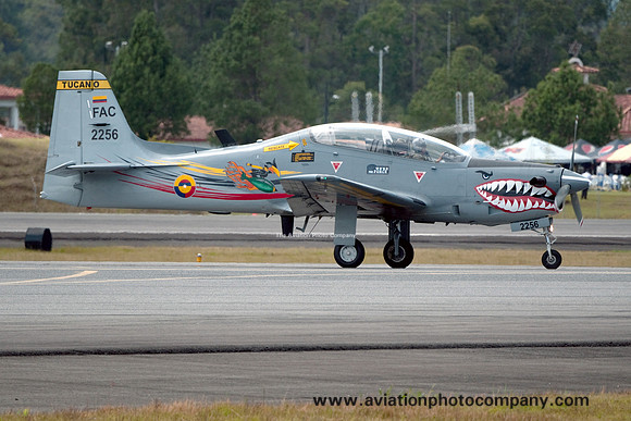 Colombian Air Force Embraer A-29B Super Tucano FAC2256 at Rionegro (2013)