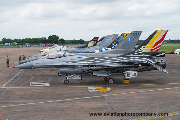 Belgian Air Force General Dynamics F-16AM FA-123 at RIAT Fairford (2016)