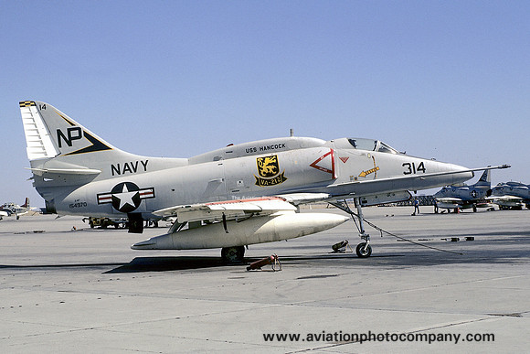 US Navy VA-212 Douglas A-4F Skyhawk 154970/NP-314 (1971)