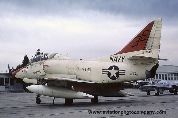 US Navy VT-21 Douglas TA-4J 155116/3E-111 (1971)