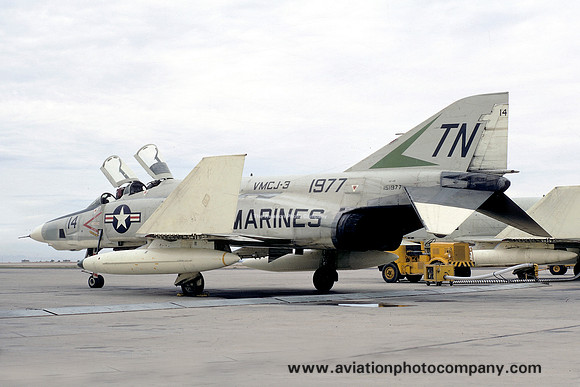 USMC VMCJ-3 McDonnell RF-4B Phantom 151977/TN-14 (1970)